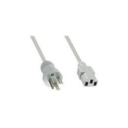 1 pcs : 233008-06 - AC Power Leads 8' GRY HOSPITL GRADE