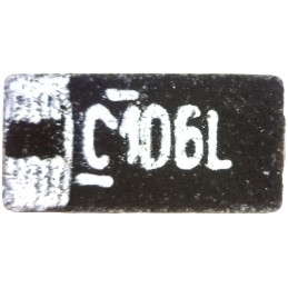 100 pcs - Vishay 10μF MnO2 Tantalum Capacitor 16V dc, 293D Series