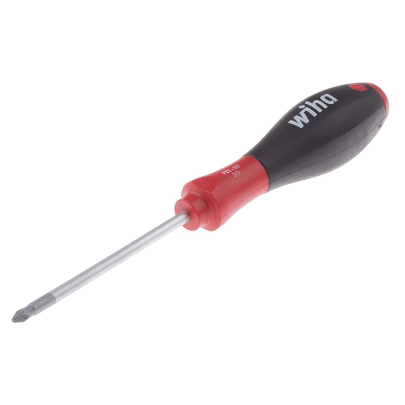 1 pcs - Wiha Pozidriv Screwdriver, PZ1 Tip, 80 mm Blade, 191 mm Overall