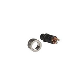 1 pcs : 854-004-203RLS4 - Circular Metric Connectors M8 4 Pos F Sold cup Cbl mnt