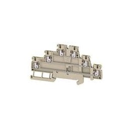 1 pcs : 2817990000 - DIN Rail Terminal Blocks A3T 1.5 FT-FT-PE