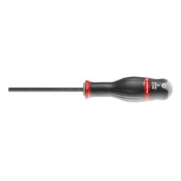1 pcs - Facom Hexagon Screwdriver, 5 mm Tip, 100 mm Blade, 220 mm Overall