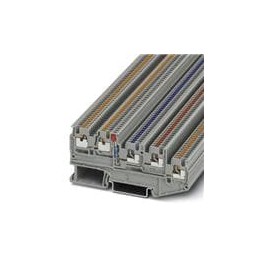 1 pcs : 3244517 - DIN Rail Terminal Blocks Sens/Act Term Block 26-14 AWG, Push-In