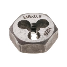 1 pcs - RS PRO 0.8mm Pitch M5 HSS piece Die Nut