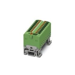 1 pcs : 1047446 - DIN Rail Terminal Blocks PTFIX 4/18X1 5-NS15A GN