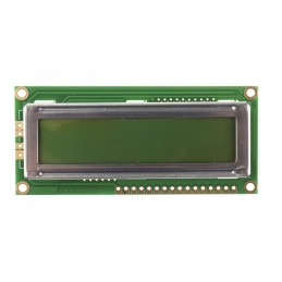 1 pcs - Displaytech 162C-BA-BC Alphanumeric LCD Display Green, 2 Rows by 16 Characters, Reflective