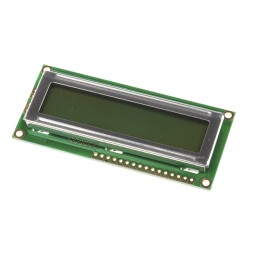 1 pcs - Displaytech 162C-BA-BC Alphanumeric LCD Display Green, 2 Rows by 16 Characters, Reflective