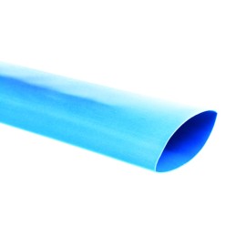 1 Reel of 60 - TE Connectivity Halogen Free Heat Shrink Tubing, Blue 19mm Sleeve Dia. x 60m Length 2:1 Ratio, CGPT Series
