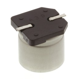 6 pcs - Panasonic 270μF Surface Mount Polymer Capacitor, 35V dc