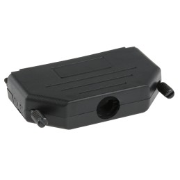 5 pcs - MH Connectors MHDPPK-SLIM Series Polyamide D Sub Backshell, 37 Way, Strain Relief