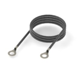 1 pcs - Arcol HSC500 Series Black 3 mm² Hook Up Wire, 12 AWG, 19/0.45 mm, 500mm, PTFE Insulation