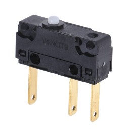 500 pcs - Saia-Burgess Plunger Micro Switch, Solder Terminal, 5 A @ 250 V ac, SP-CO, IP67