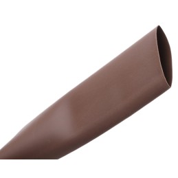 1 pcs - TE Connectivity Heat Shrink Tubing, Brown 19mm Sleeve Dia. x 1.2m Length 2:1 Ratio, RNF-100 Series