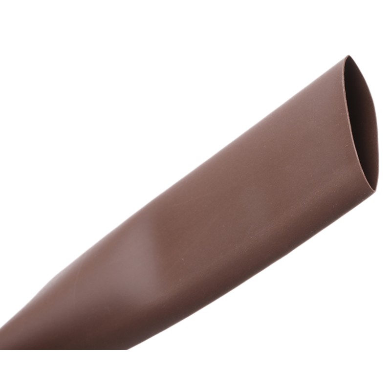 1 pcs - TE Connectivity Heat Shrink Tubing, Brown 19mm Sleeve Dia. x 1.2m Length 2:1 Ratio, RNF-100 Series