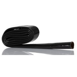 1 pcs - RS PRO Expandable Braided Silicone Rubber Glass Black Cable Sleeve, 16mm Diameter, 1m Length