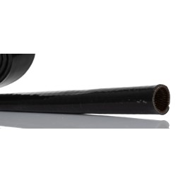 1 pcs - RS PRO Expandable Braided Silicone Rubber Glass Black Cable Sleeve, 16mm Diameter, 1m Length
