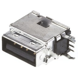 5 pcs - Molex Right Angle, Through Hole, Socket Type A USB Connector