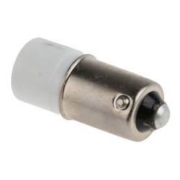 1 pcs - RS PRO White LED Indicator Lamp, 24V ac/dc, BA9s Base, 10mm Diameter, 2070mcd