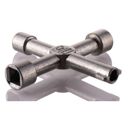 1 pcs - RS PRO Zinc Alloy 5-way Control Cabinet Key