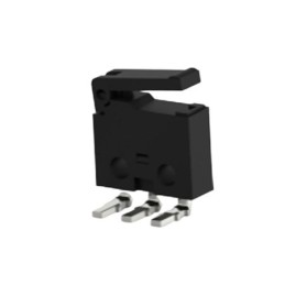 500 pcs - TE Connectivity Lever Snap Action Micro Switch, Left Angle PCB Terminal, 0.5A at 30VDC, SPDT