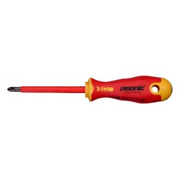 1 pcs - Felo Phillips Insulated Screwdriver, PH2 Tip, VDE/1000V