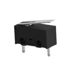 500 pcs - TE Connectivity Lever Snap Action Micro Switch, PCB Terminal, 0.1A at 30VDC, SPST