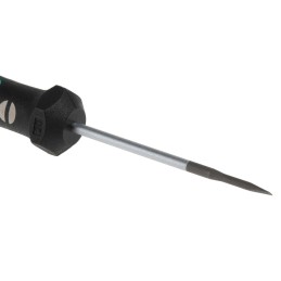 1 pcs - Wera Slotted Precision Screwdriver, 1.5 x 0.23 mm Tip, 40 mm Blade, 137 mm Overall