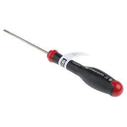 1 pcs - Facom Slotted Screwdriver, 2.5 x 0.4 mm Tip, 75 mm Blade, 169 mm Overall
