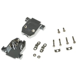 5 pcs - MH Connectors MHCCOV-MP Series ABS D Sub Backshell, 15 Way, Strain Relief