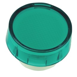 500 pcs - Saia-Burgess Green Round Push Button Lens for Use with TP2 Series