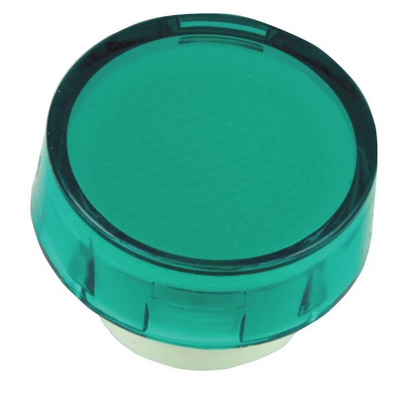 500 pcs - Saia-Burgess Green Round Push Button Lens for Use with TP2 Series