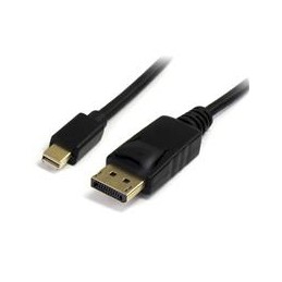 1 pcs - StarTech.com Male Mini DisplayPort to Male DisplayPort, PVC Cable, 4K @ 60 Hz, 3m