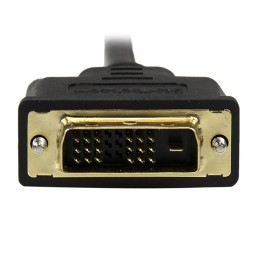 1 pcs - StarTech.com 1920 x 1200 Male Mini HDMI to Male DVI-D Single Link Cable, 1m