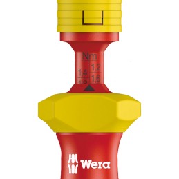 1 pcs - Wera Phillips, Pozidriv, Slotted, Torx Interchangeable Insulated Screwdriver Set, 15-Piece