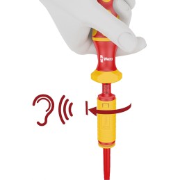 1 pcs - Wera Phillips, Pozidriv, Slotted, Torx Interchangeable Insulated Screwdriver Set, 15-Piece