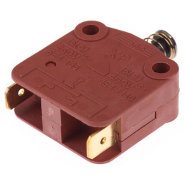 80 pcs - Saia-Burgess Door Micro Switch, Plunger, SPST 16 A @ 250 V ac IP40, -20 - +140°C