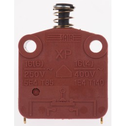 80 pcs - Saia-Burgess Door Micro Switch, Plunger, SPST 16 A @ 250 V ac IP40, -20 - +140°C