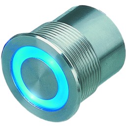 10 pcs - Schurter Illuminated Piezo Switch, Latching, SPDT, IK02, IP67, IP69K, , 100 mA, -40 - +85°C