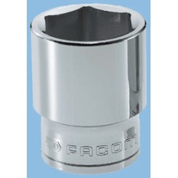 1 pcs - Facom 1/2 in Drive 14mm Standard Socket, 6 point, 36 mm Overall Length