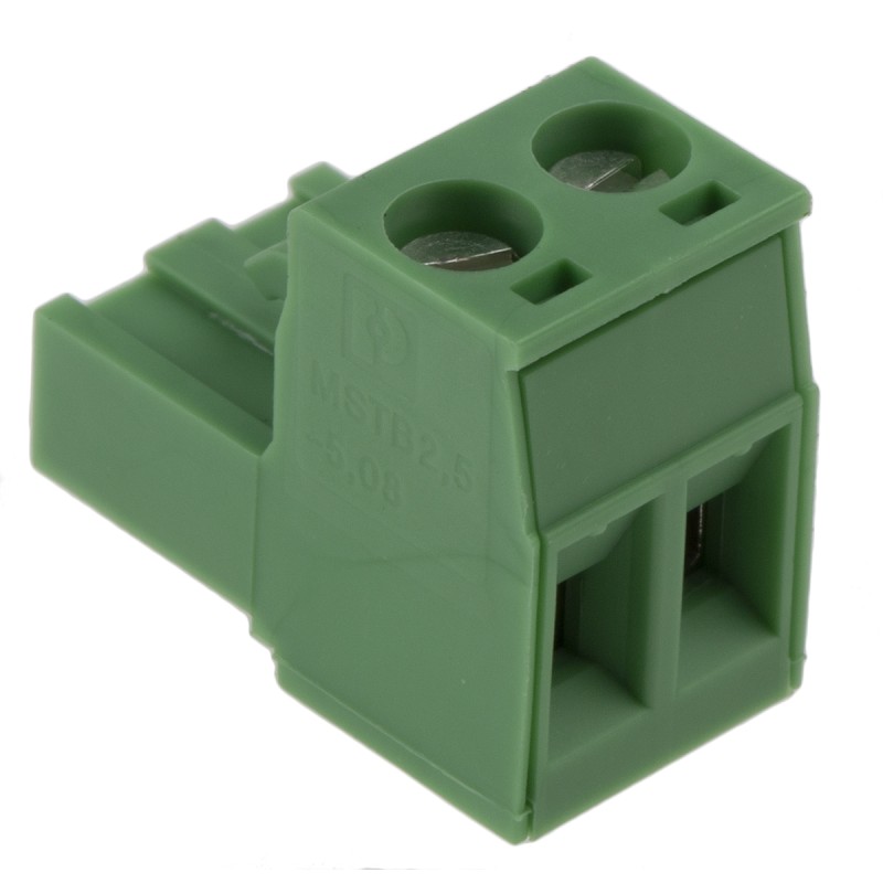 5 pcs - Phoenix Contact 5.08mm Pitch 2 Way Pluggable Terminal Block, Plug, Cable Mount, Screw Termination