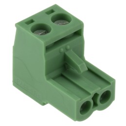 5 pcs - Phoenix Contact 5.08mm Pitch 2 Way Pluggable Terminal Block, Plug, Cable Mount, Screw Termination