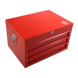 1 pcs - RS PRO 3 drawer Steel Tool Chest, 365mm x 620mm x 440mm