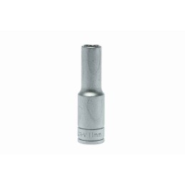 1 pcs - Teng Tools 1/2 in Drive 11mm Deep Socket, 12 point, 79 mm Overall Length