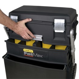 1 pcs - Stanley Stanley Fatmax Plastic Tool Box, with 2 Wheels, 549 x 413 x 549mm