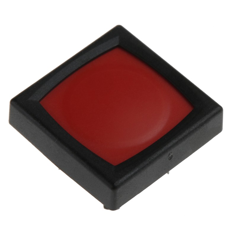 100 pcs - Red Tactile Switch, SPST 125 mA @ 48 V dc