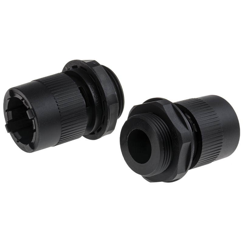 10 pcs - RS PRO Adapter, Conduit Fitting, 20mm Nominal Size, PG21, Nylon 66