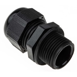 10 pcs - Kopex-EX CGM Series Black Nylon Cable Gland, M20 Thread, 6mm Min, 12mm Max, IP66, IP68