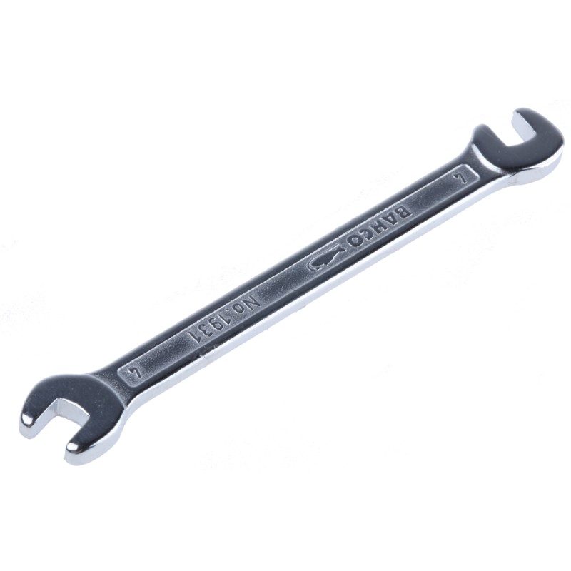1 pcs - Bahco Double Ended Open Spanner, 4mm, Metric, Double Ended, 80 mm Overall