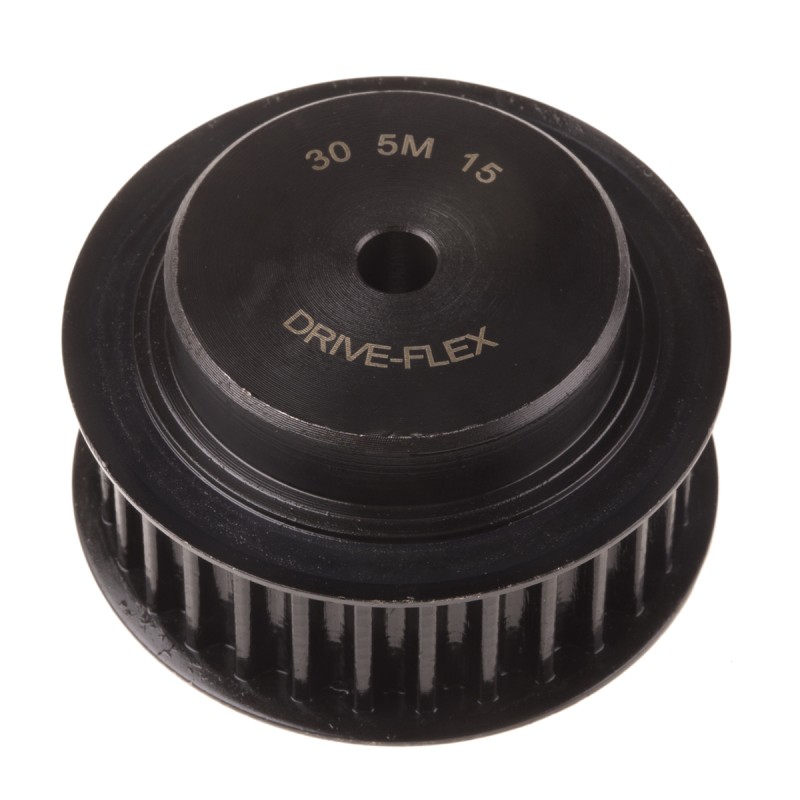 1 pcs - RS PRO Timing Belt Pulley, Steel 15mm Belt Width x 5mm Pitch, 30 Tooth