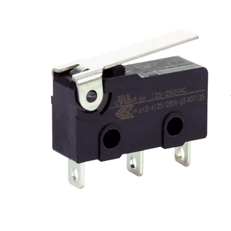 1000 pcs - Honeywell Standard Simulated Roller Lever Micro Switch, PCB Straight Terminal, 6 A, SP-CO, IP40